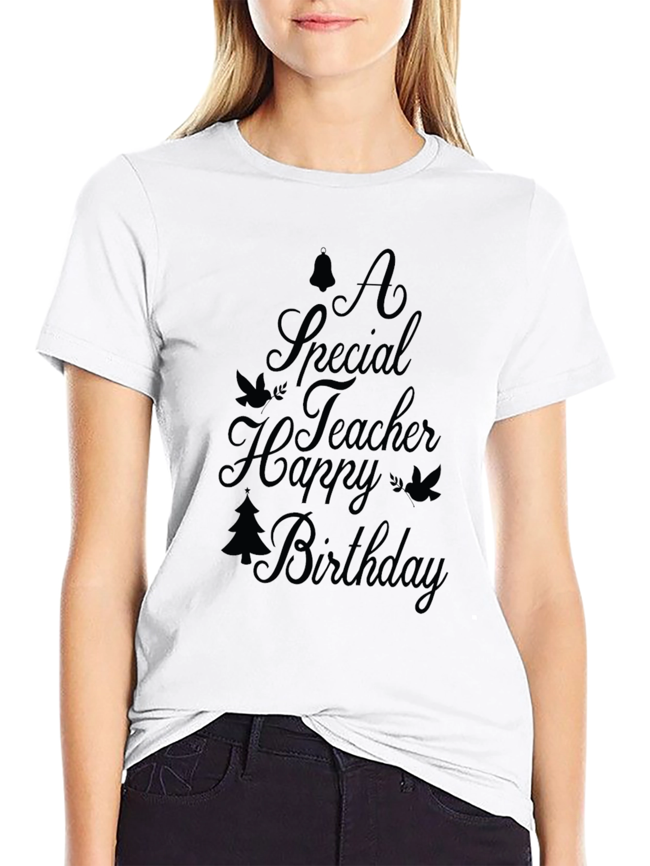 Teacher Birthday Black T-Shirt