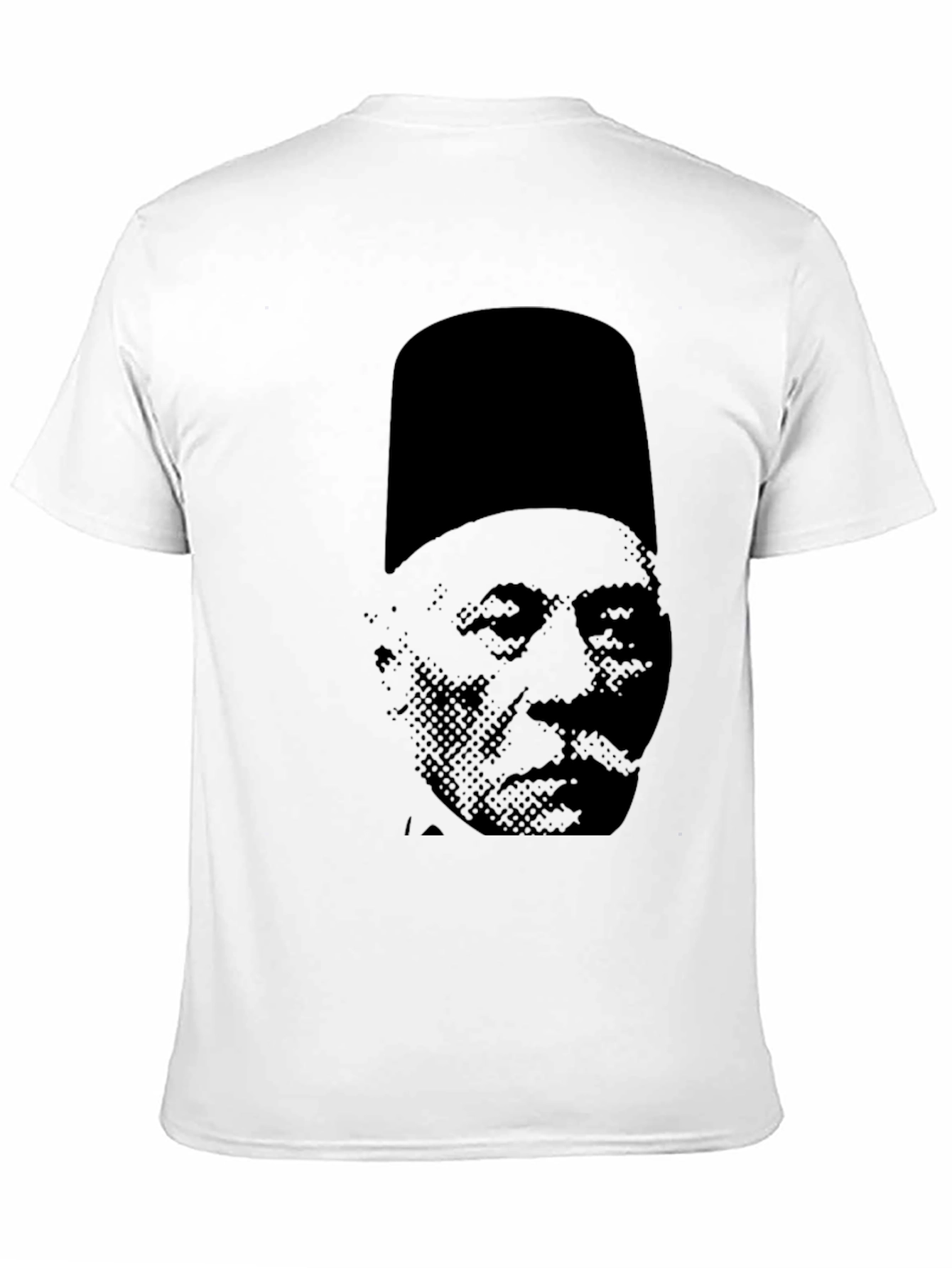 Black T-Shirt with Fez Graphic