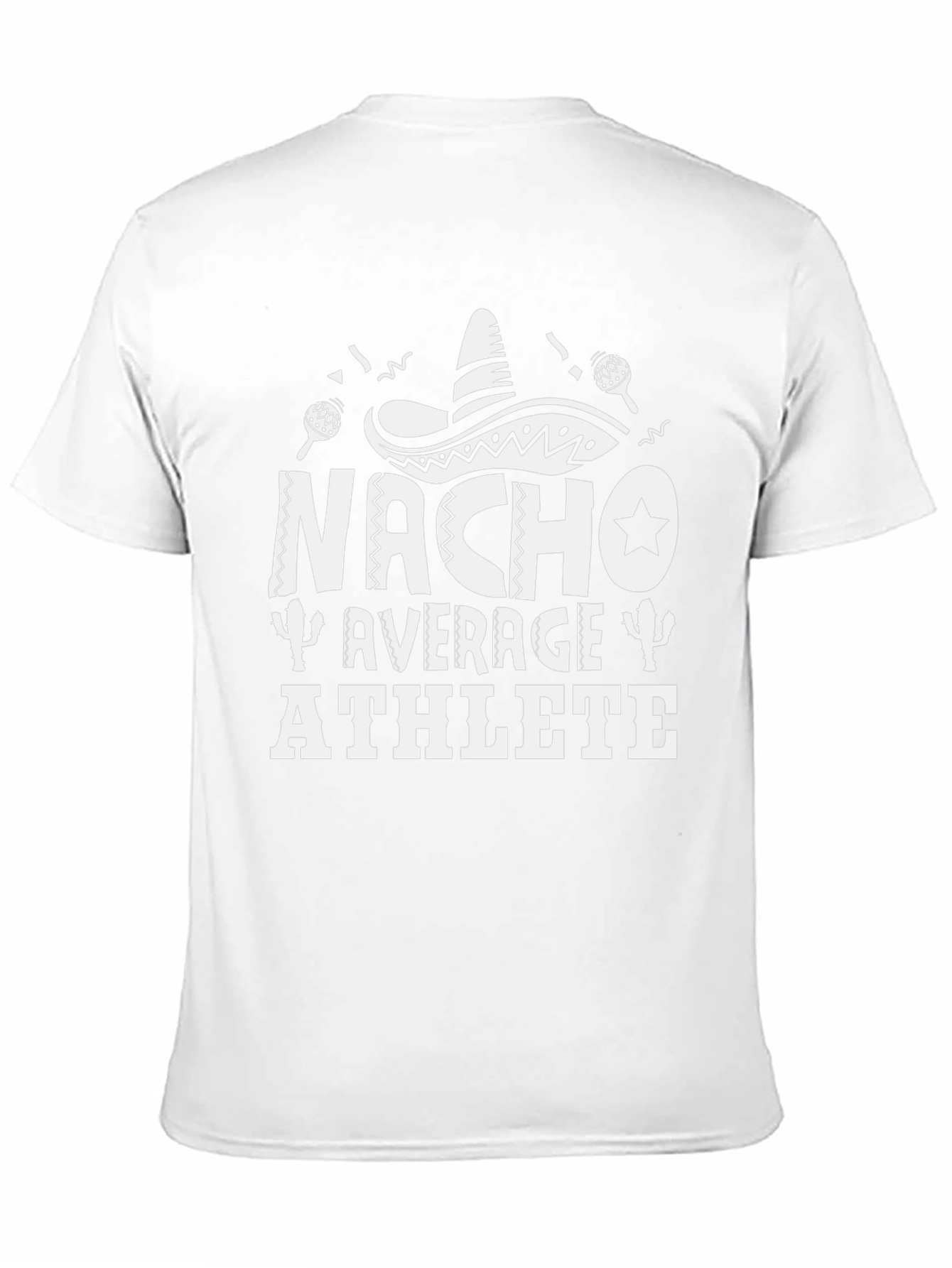 Nacho Average Athlete Black T-Shirt