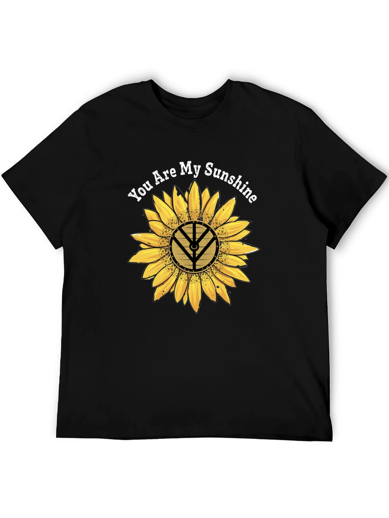 Sunflower Viking Symbol Graphic Tee