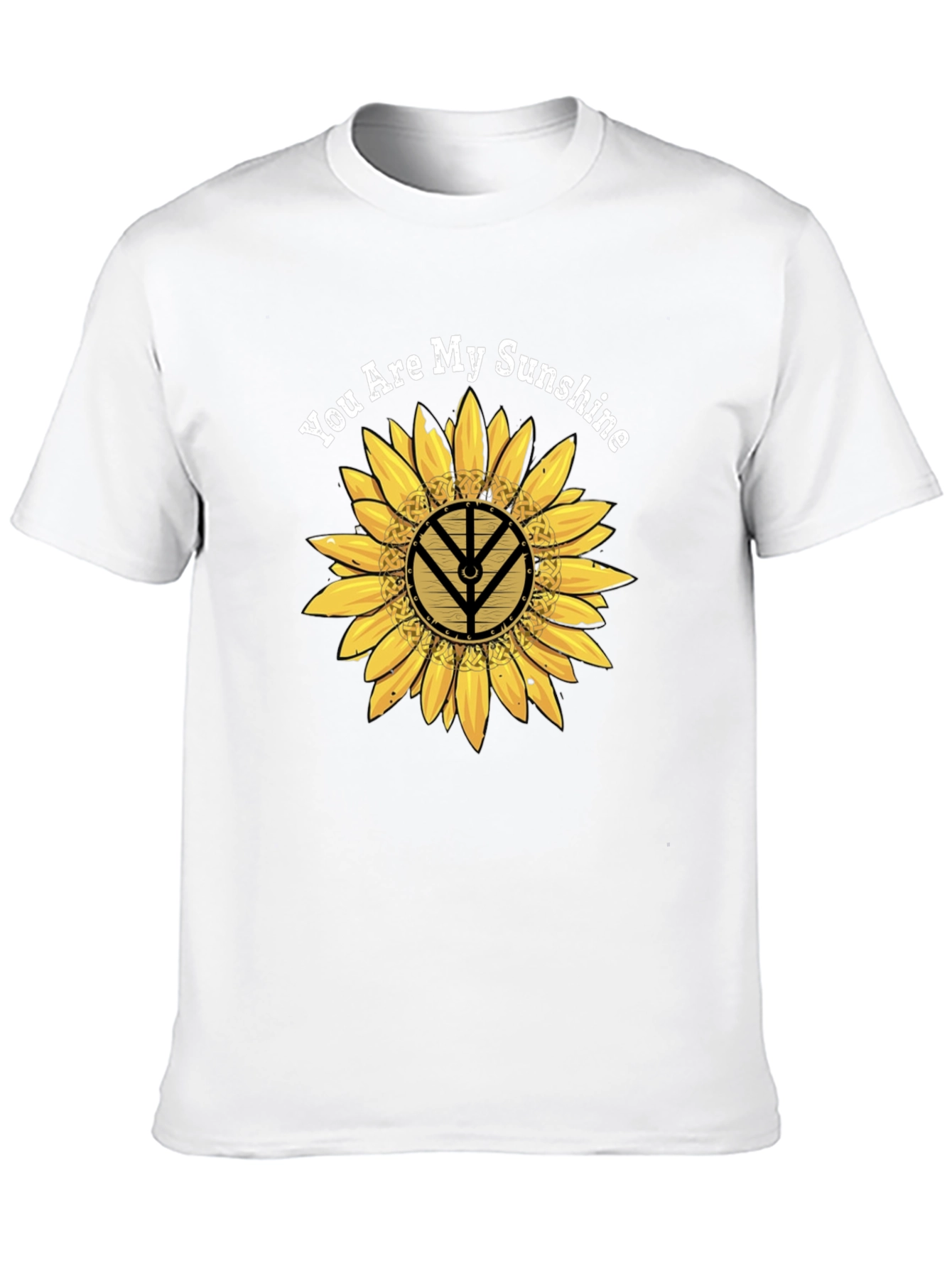 Sunflower Viking Symbol Graphic Tee