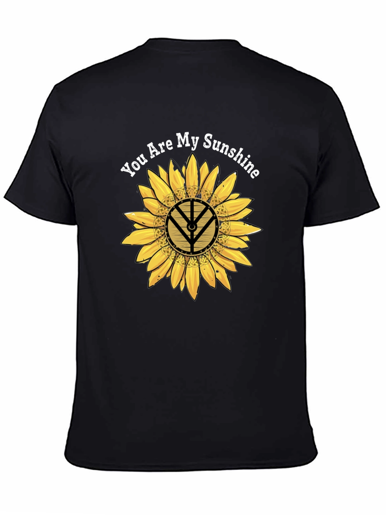 Sunflower Viking Symbol Graphic Tee