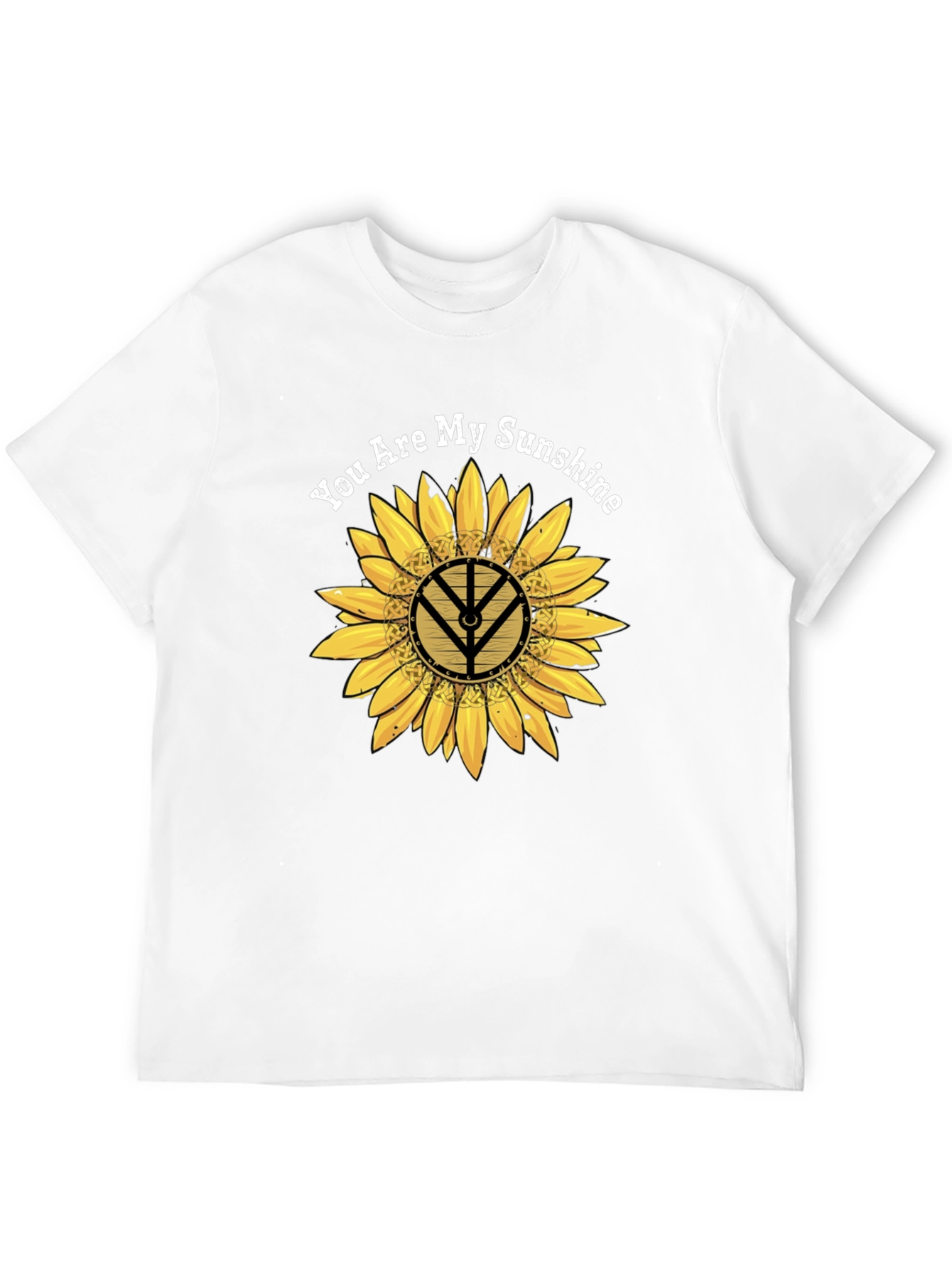 Sunflower Viking Symbol Graphic Tee