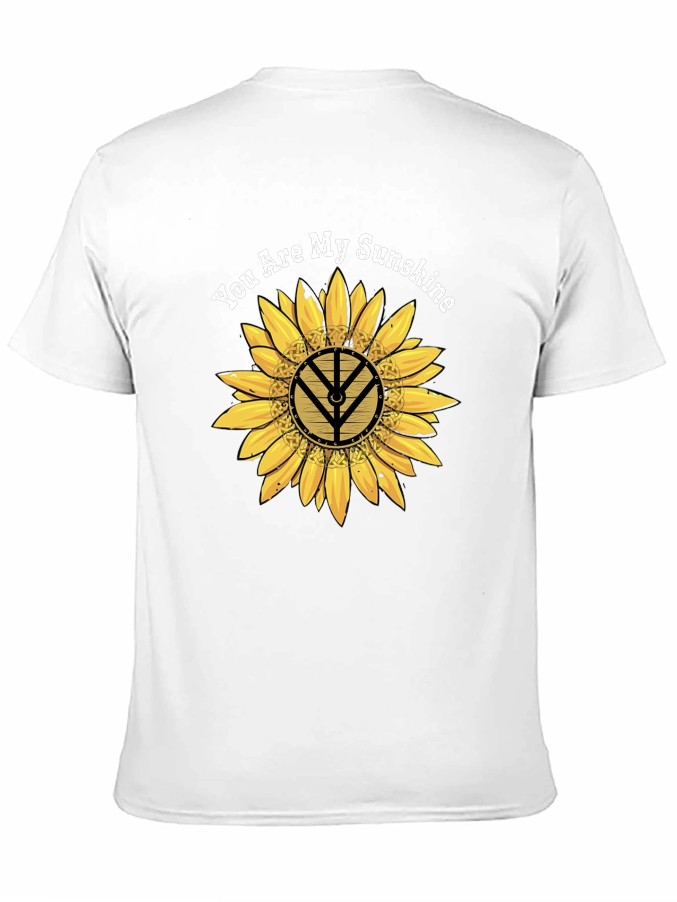 Sunflower Viking Symbol Graphic Tee
