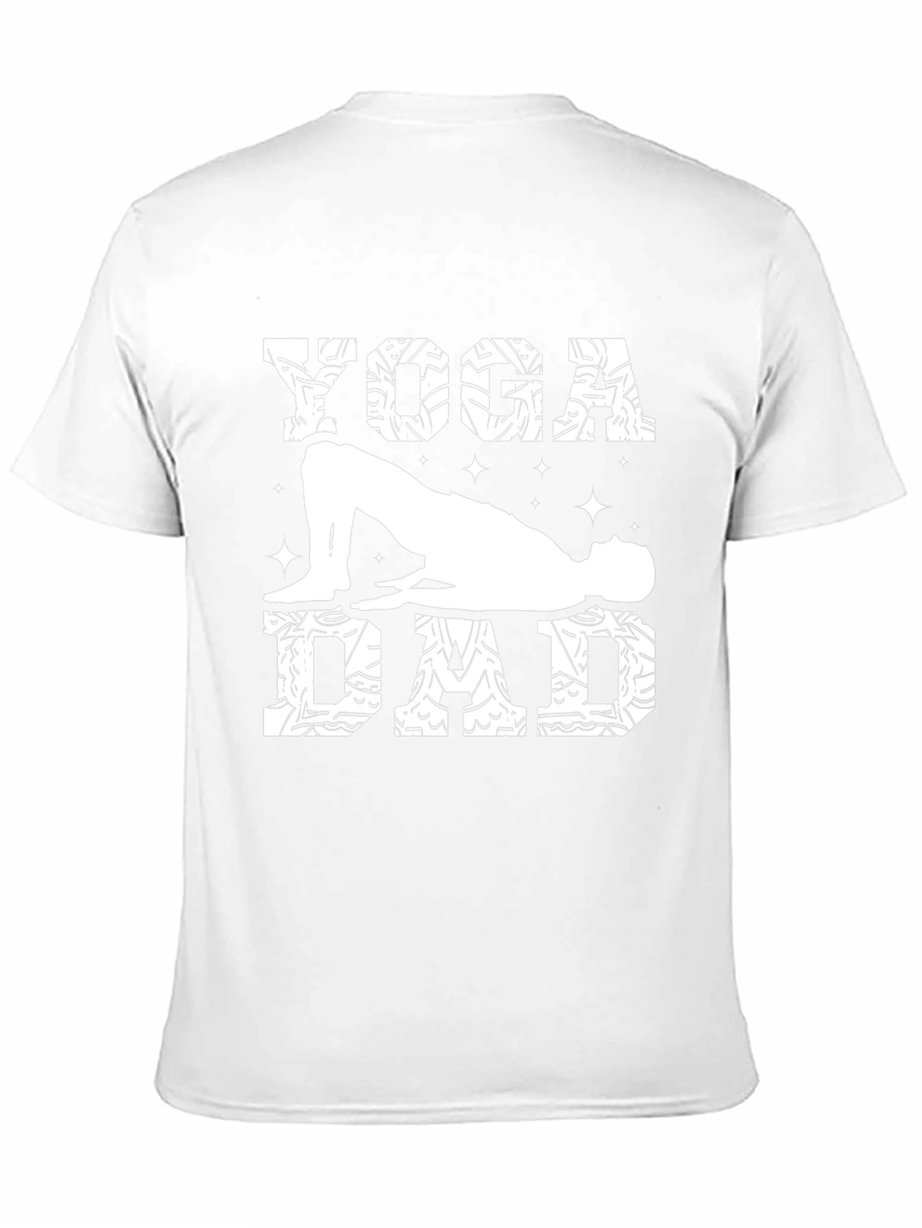 Yoga Dad Graphic Tee - Black Cotton Shirt