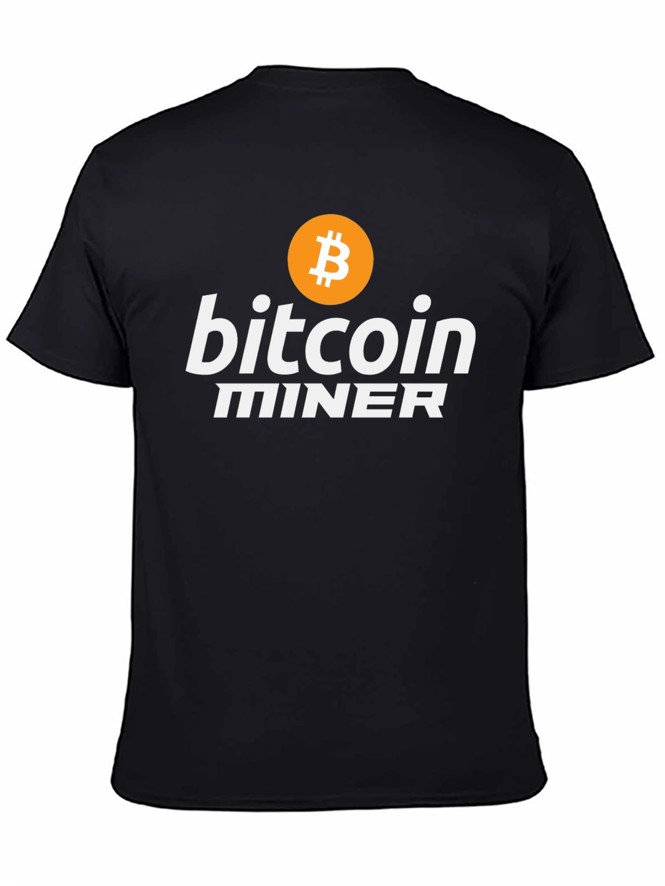 Bitcoin Miner Black T-Shirt
