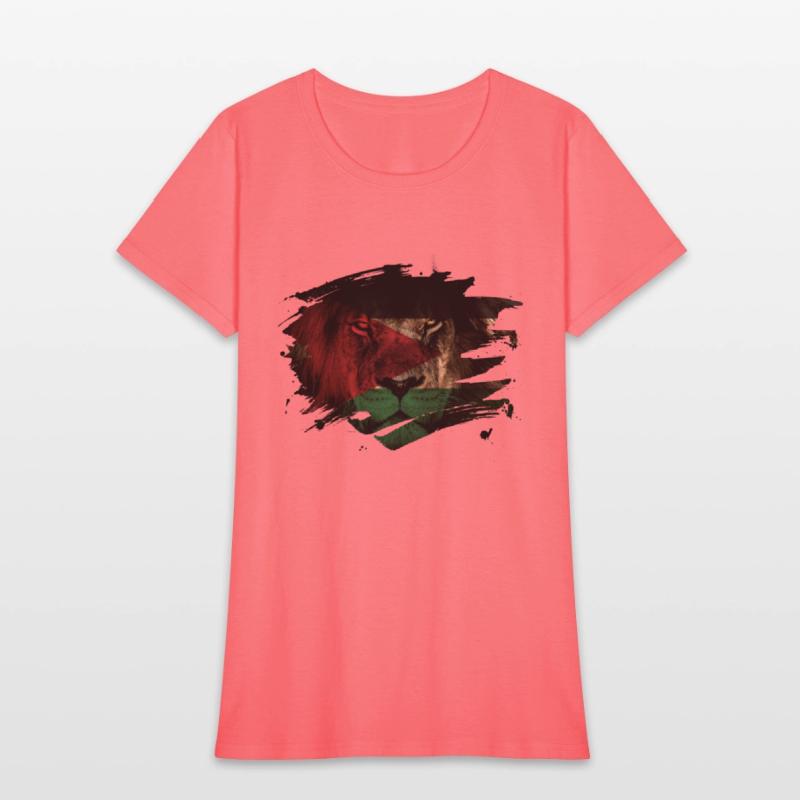 Jordan Lion Flag Paint Splatter