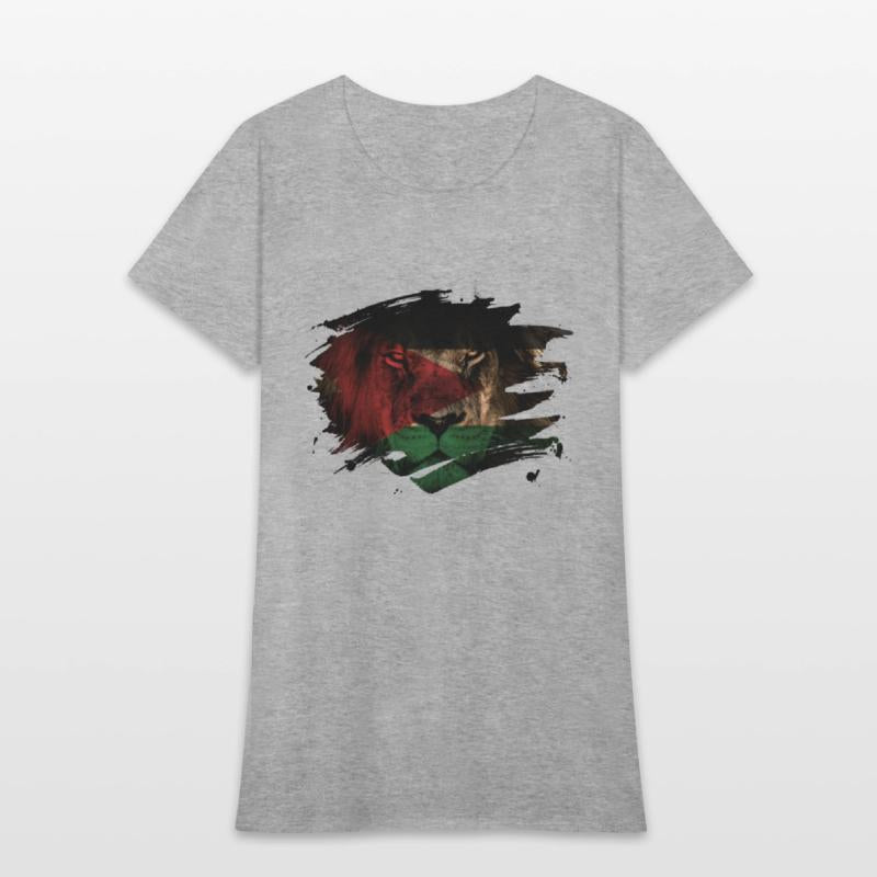 Jordan Lion Flag Paint Splatter