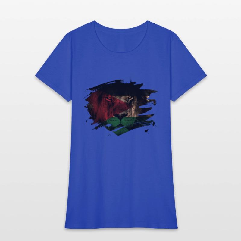 Jordan Lion Flag Paint Splatter