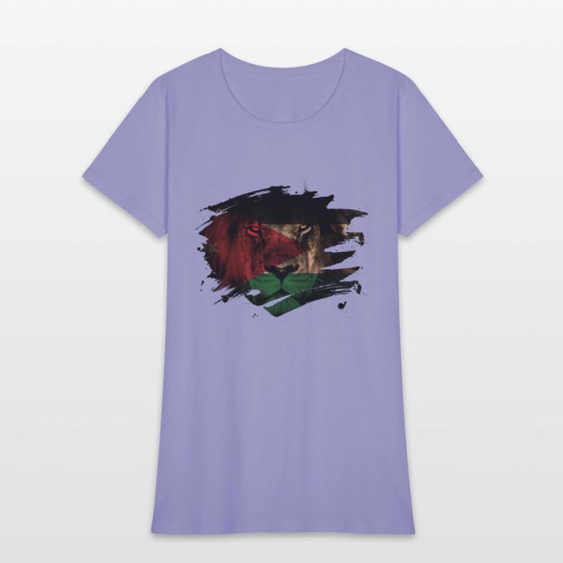 Jordan Lion Flag Paint Splatter