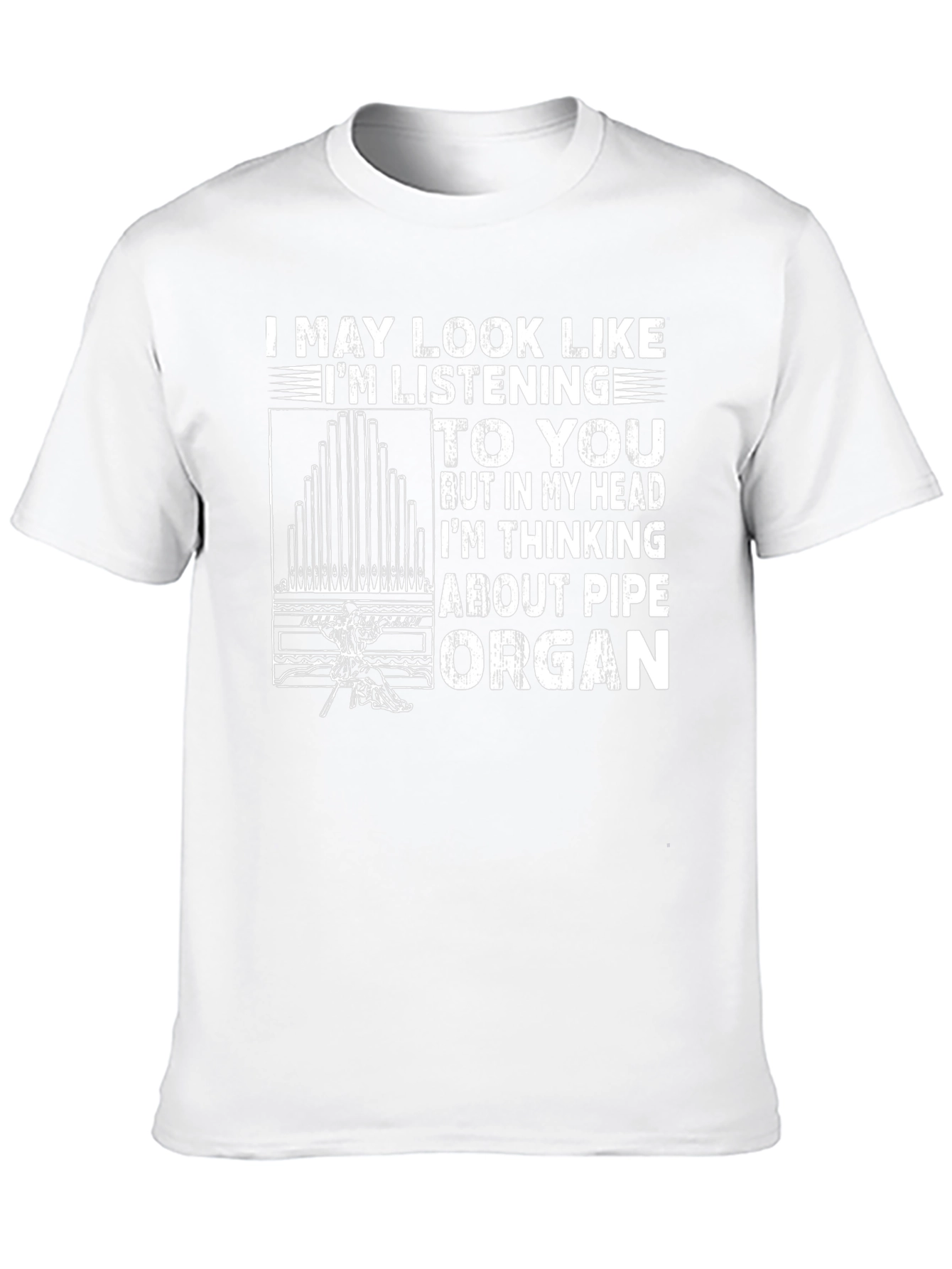 Pipe Organ T-Shirt Funny Musician Tee