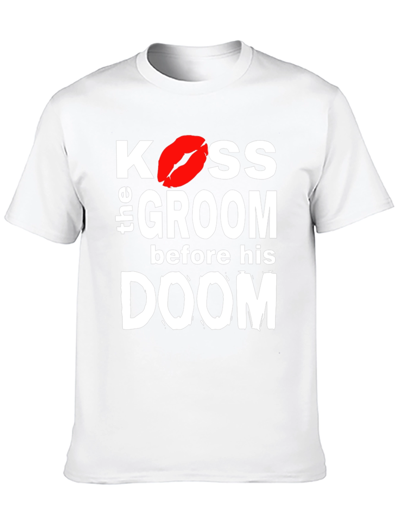 Kiss the Groom T-Shirt - Bachelor Party