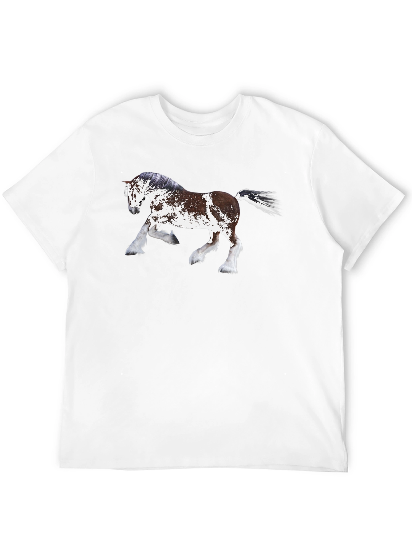 Horse Graphic T-Shirt - Black