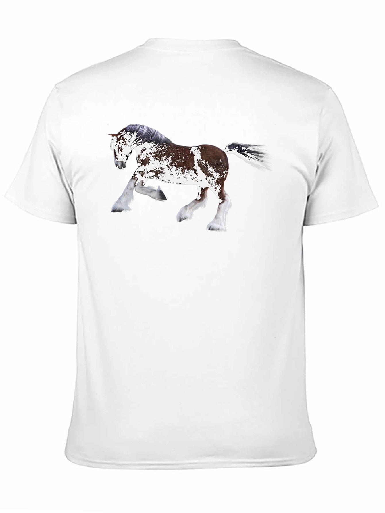 Horse Graphic T-Shirt - Black