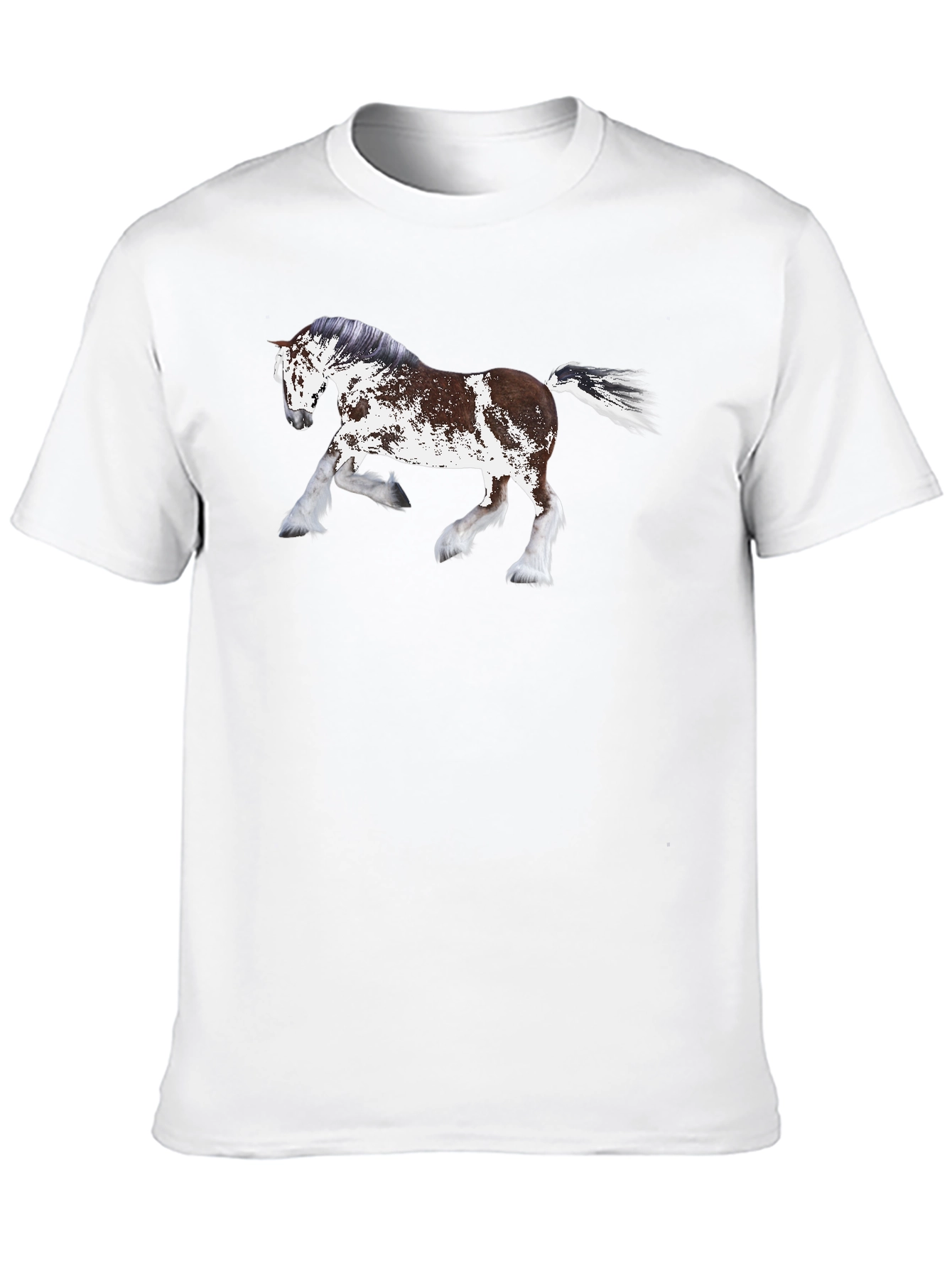 Horse Graphic T-Shirt - Black