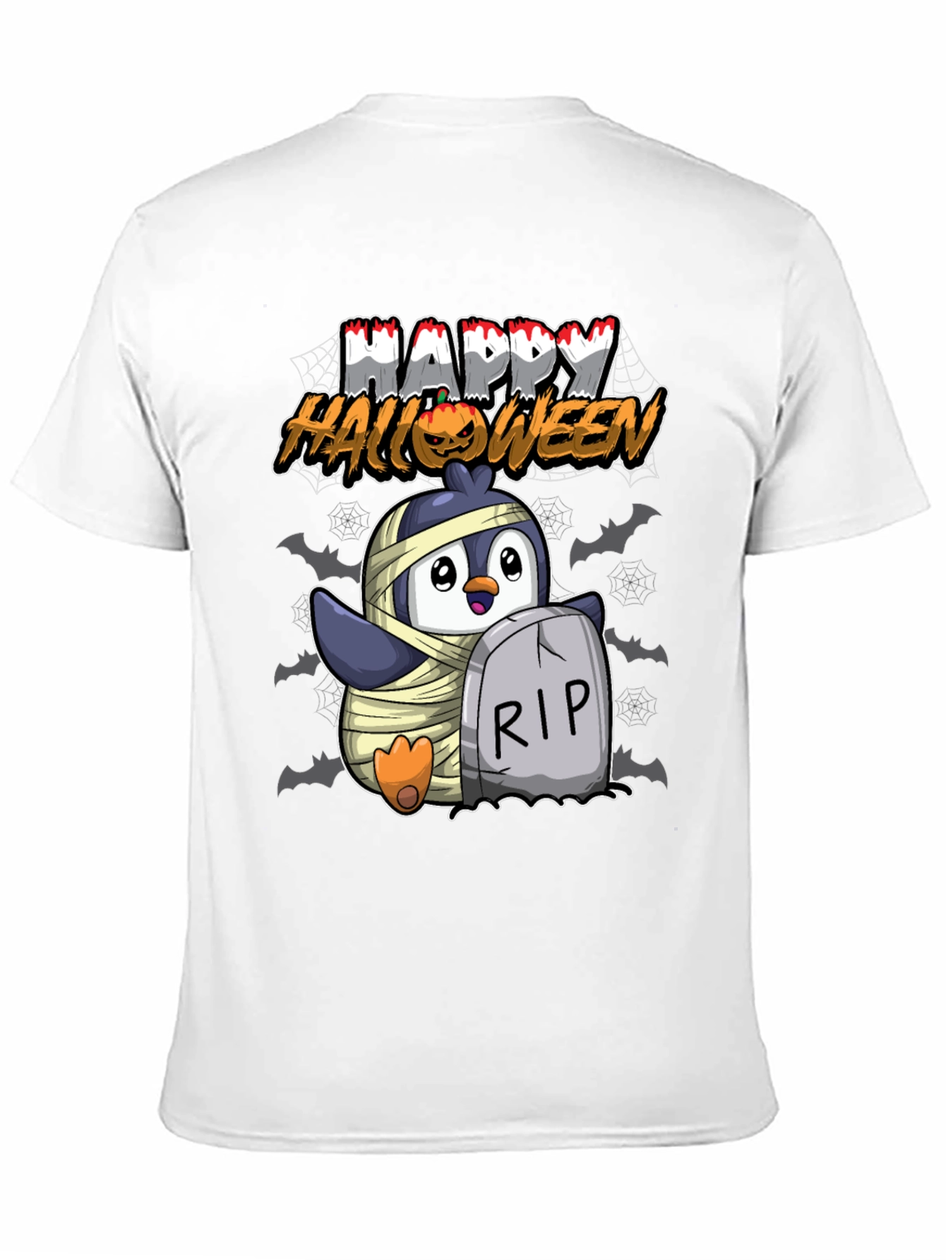 Penguin Mummy Halloween T-Shirt - Unisex
