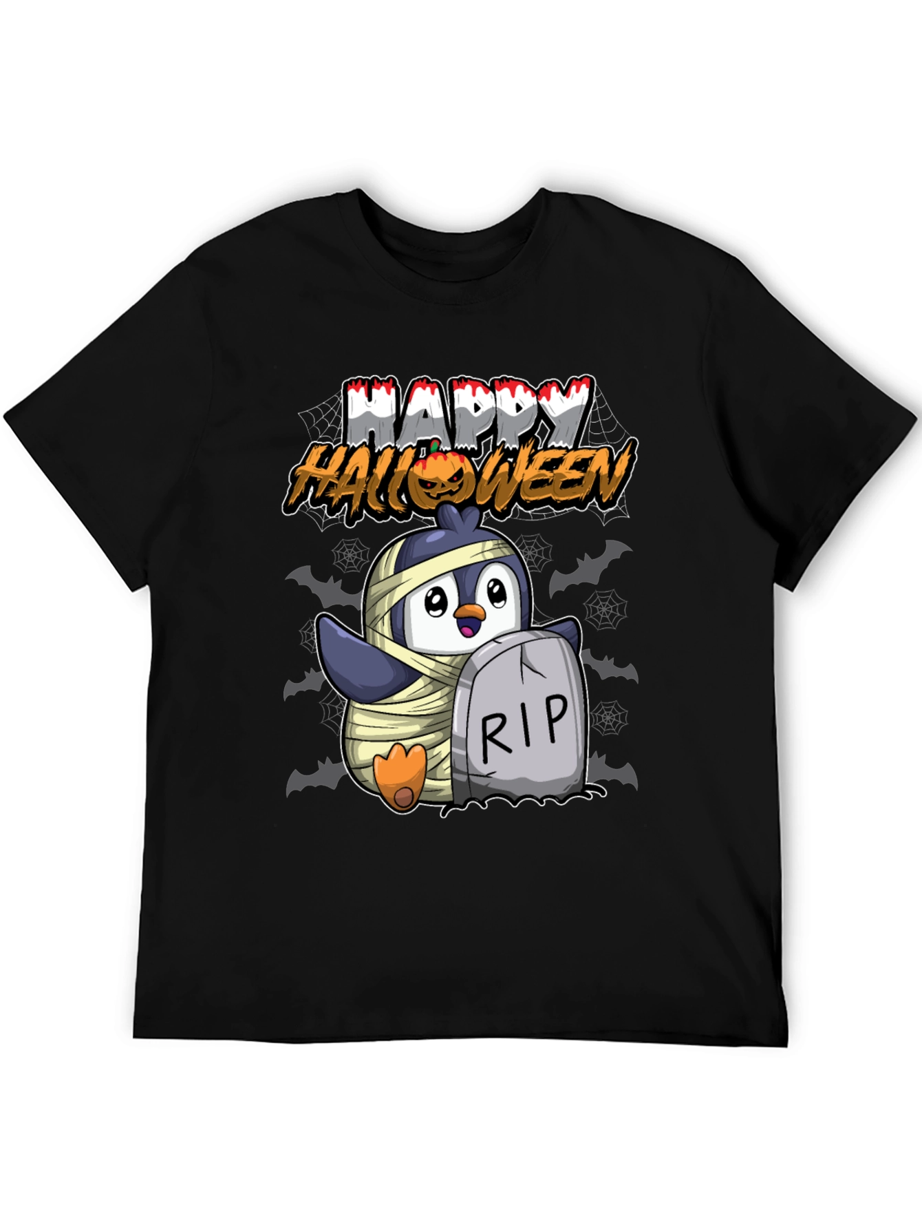 Penguin Mummy Halloween T-Shirt - Unisex