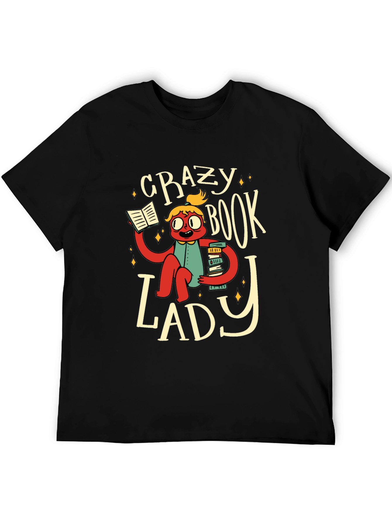Crazy Book Lady Graphic Tee