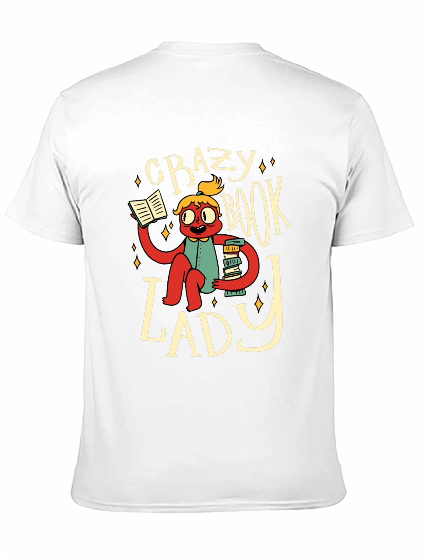 Crazy Book Lady Graphic Tee