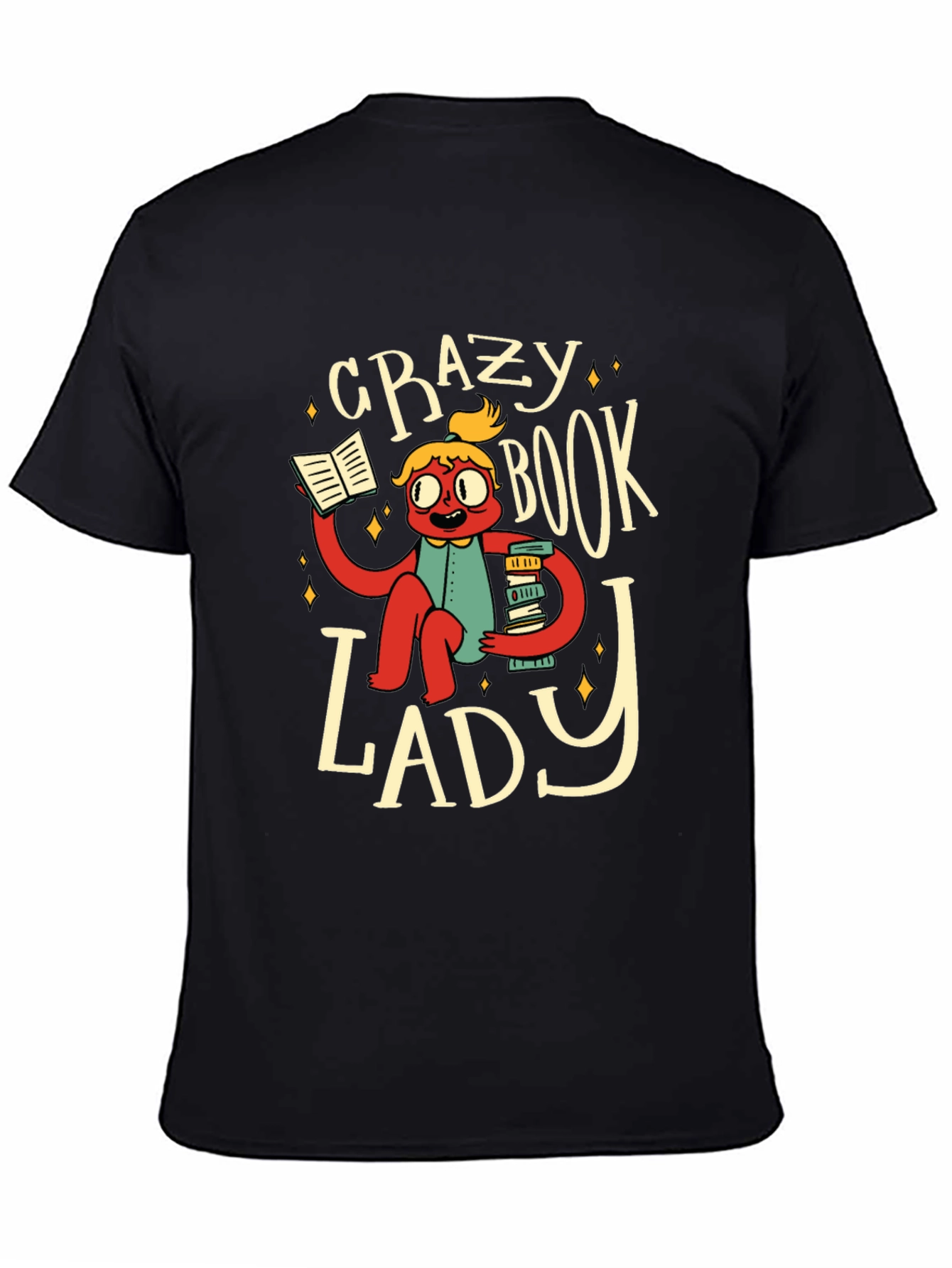 Crazy Book Lady Graphic Tee
