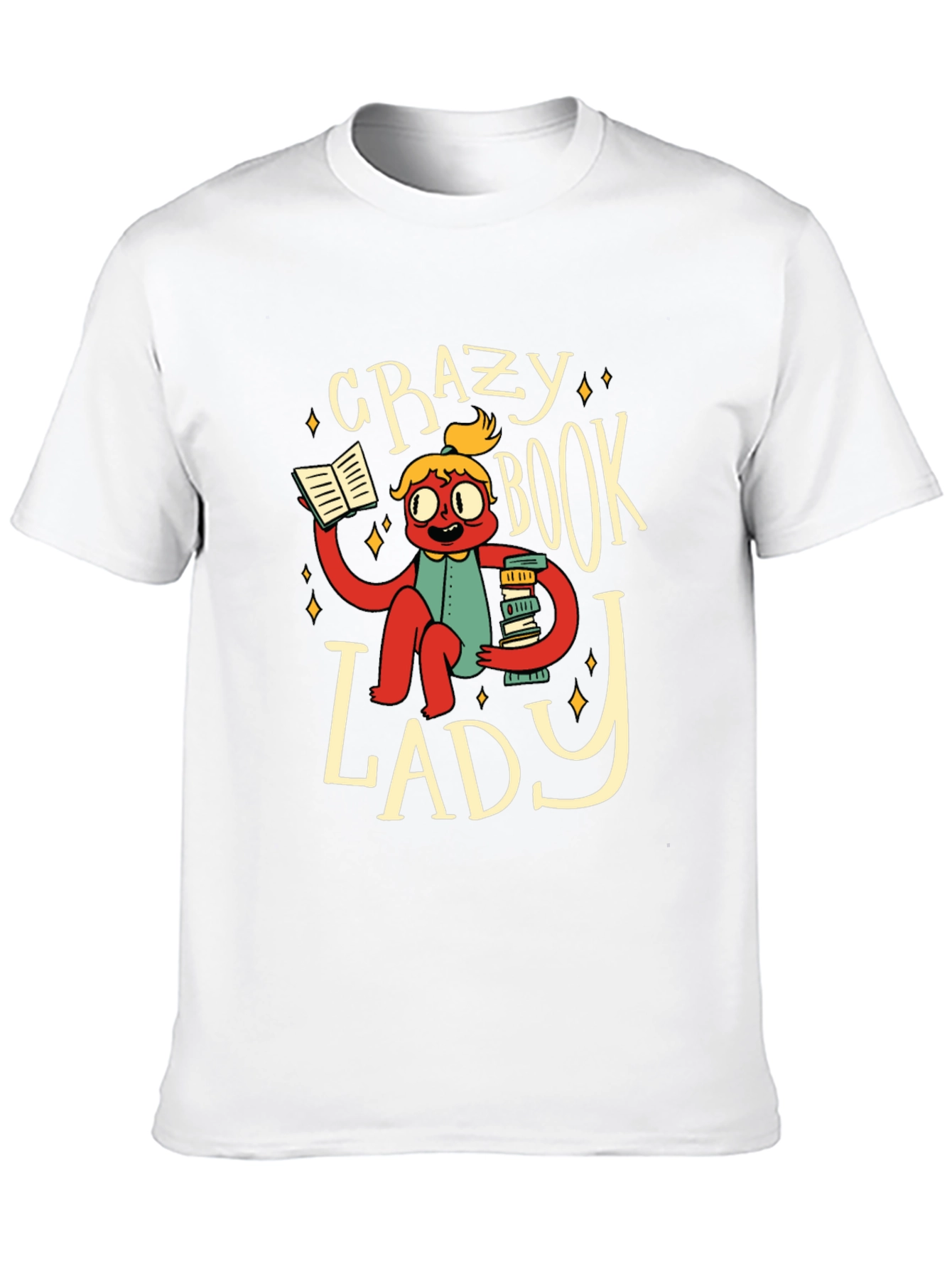 Crazy Book Lady Graphic Tee