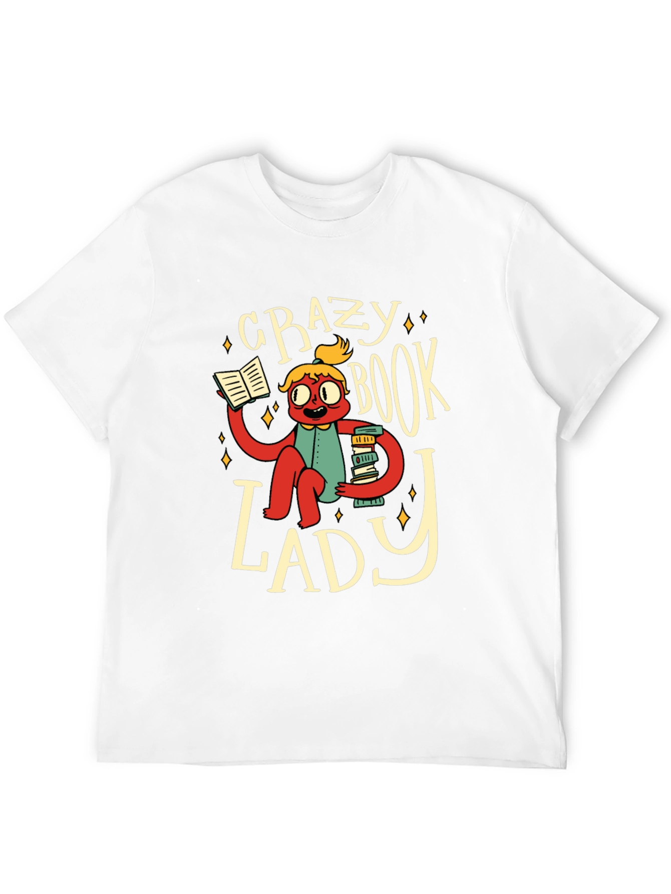 Crazy Book Lady Graphic Tee