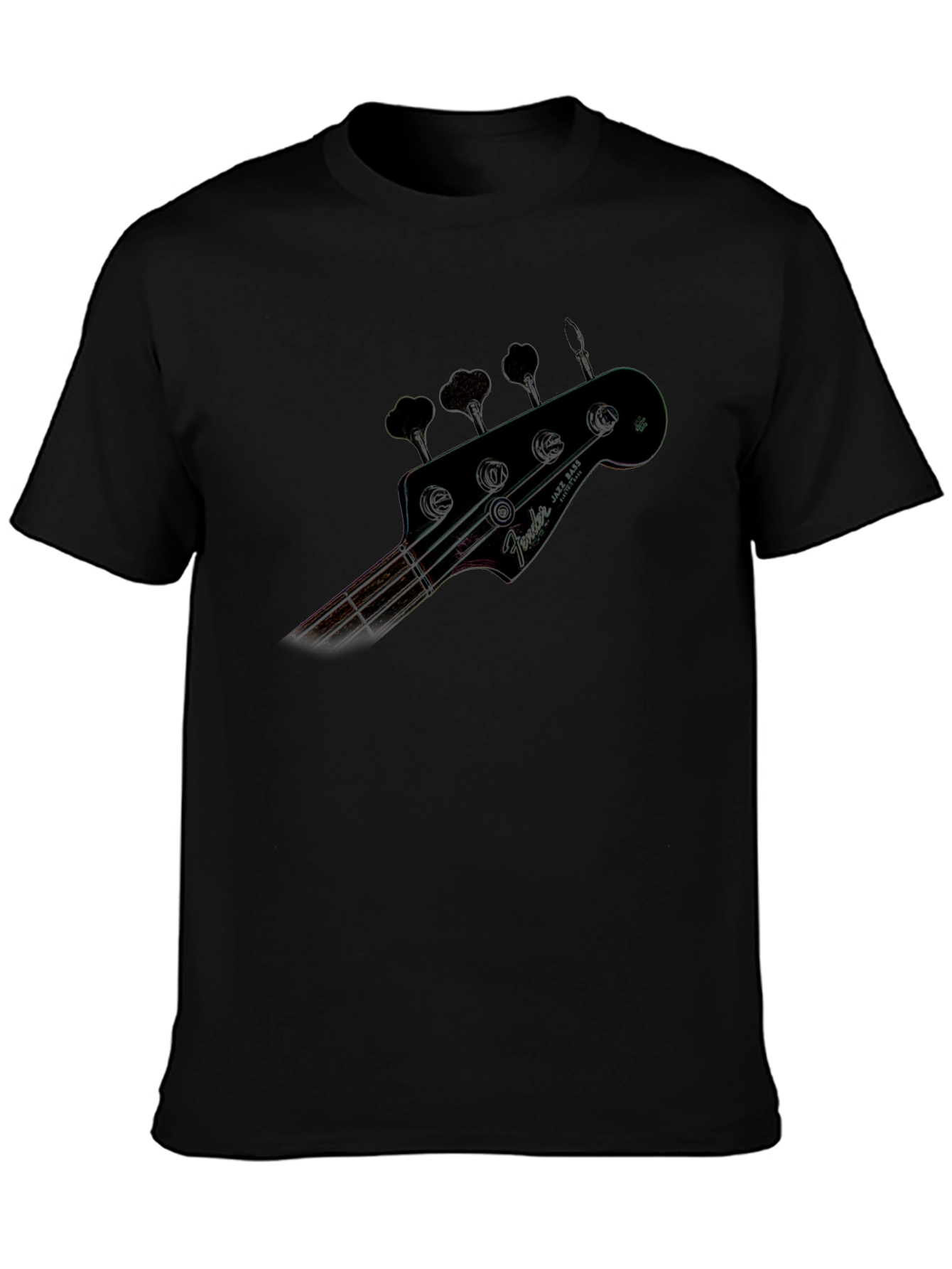 Bass Guitar Headstock Graphic T-Shirt