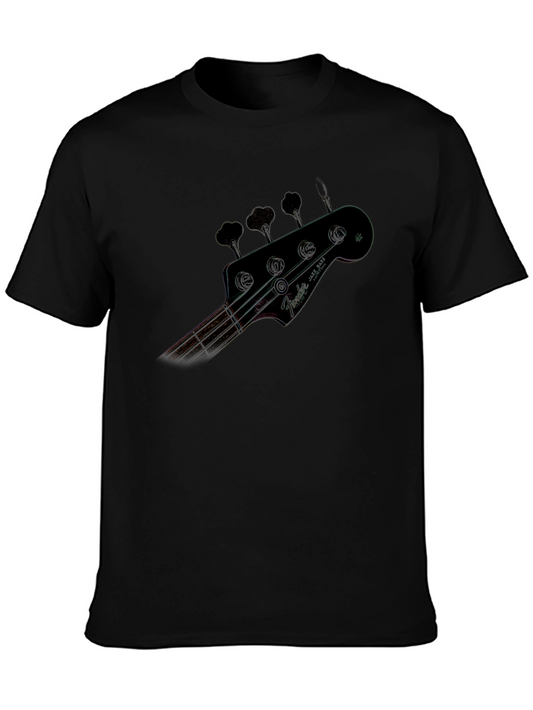 Bass Guitar Headstock Graphic T-Shirt