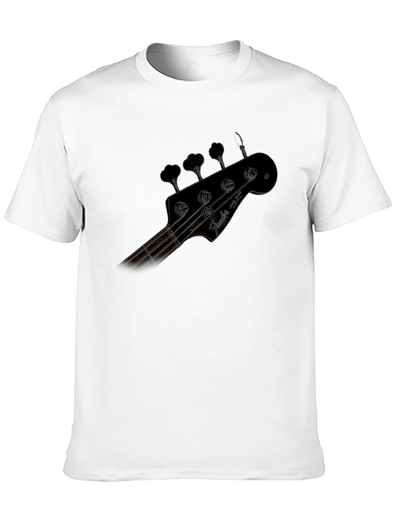 Bass Guitar Headstock Graphic T-Shirt