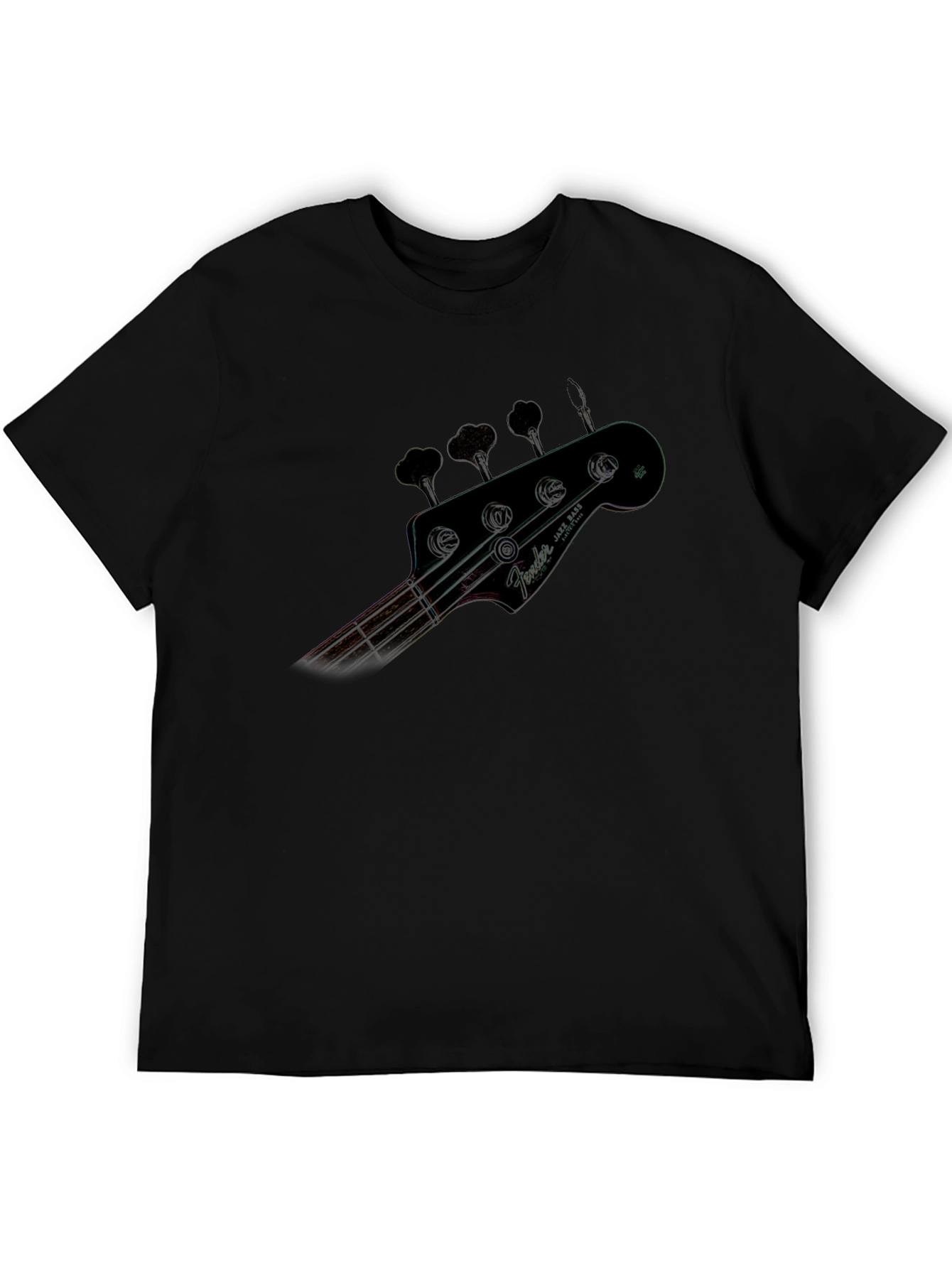 Bass Guitar Headstock Graphic T-Shirt