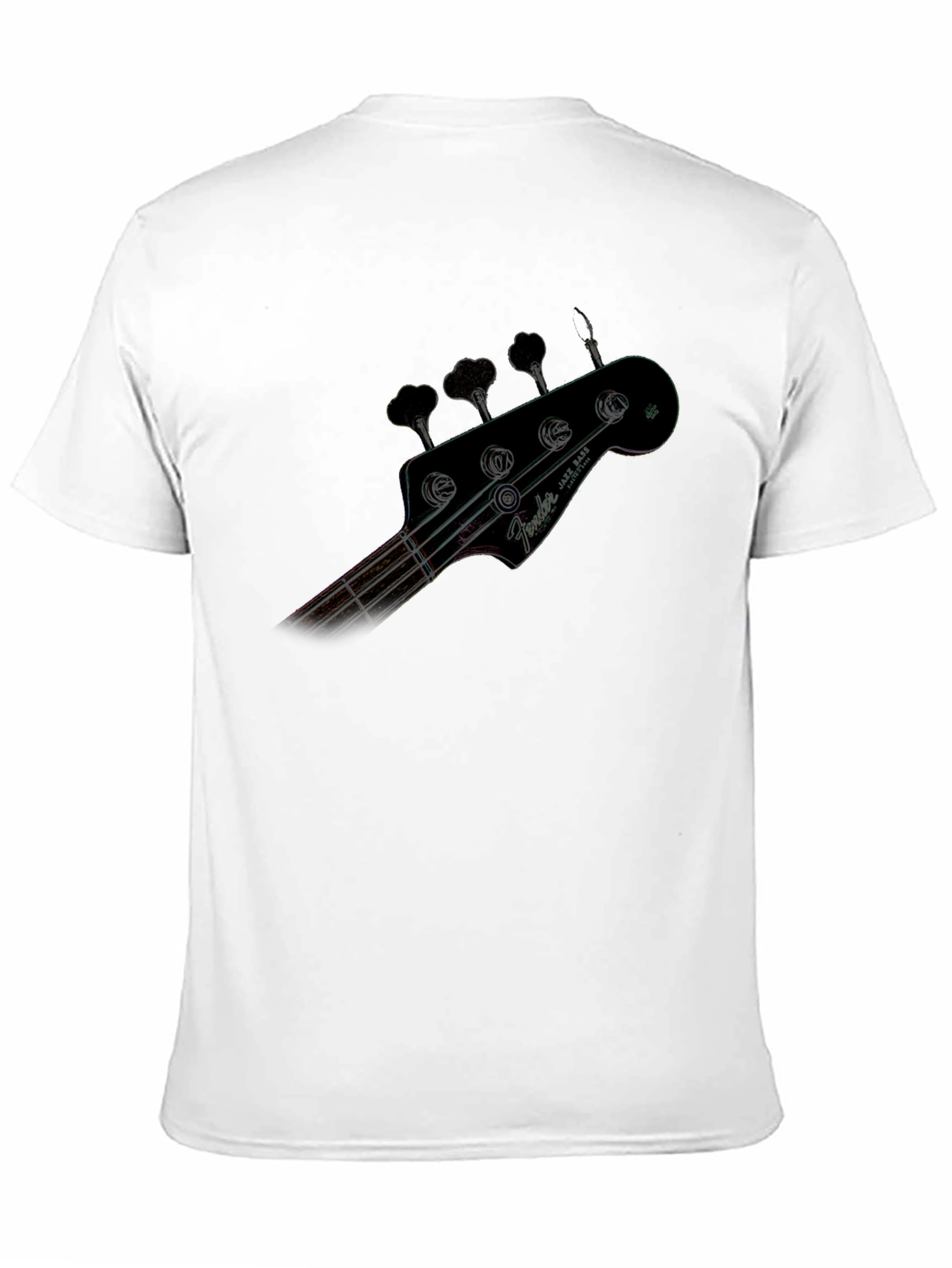 Bass Guitar Headstock Graphic T-Shirt