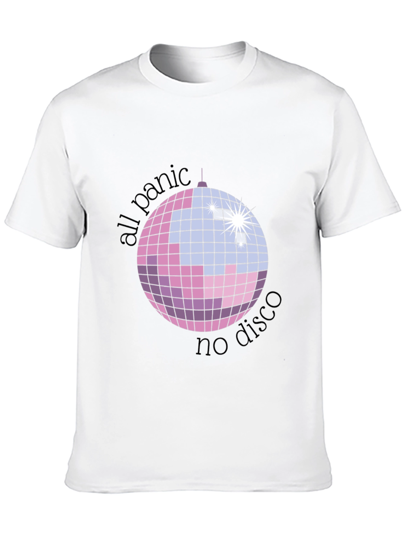 All Panic No Disco Graphic Tee - Black