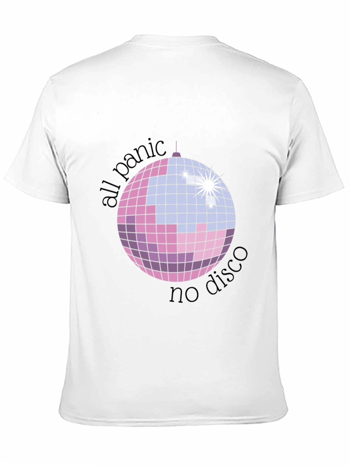 All Panic No Disco Graphic Tee - Black