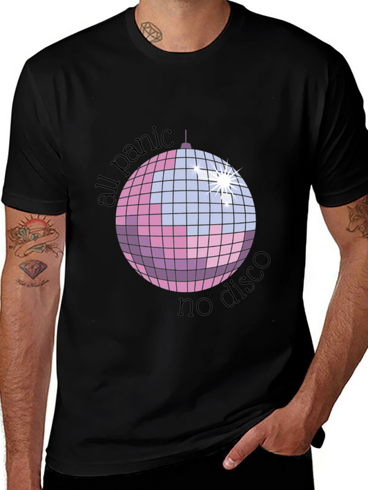 All Panic No Disco Graphic Tee - Black