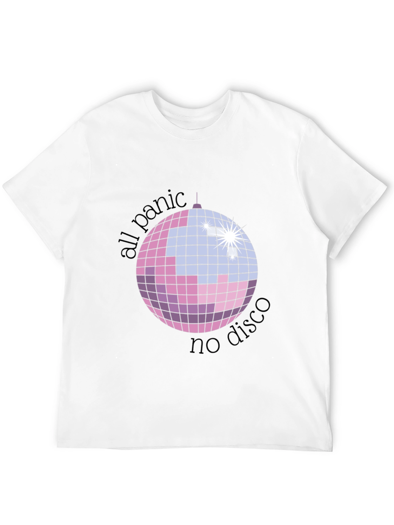 All Panic No Disco Graphic Tee - Black