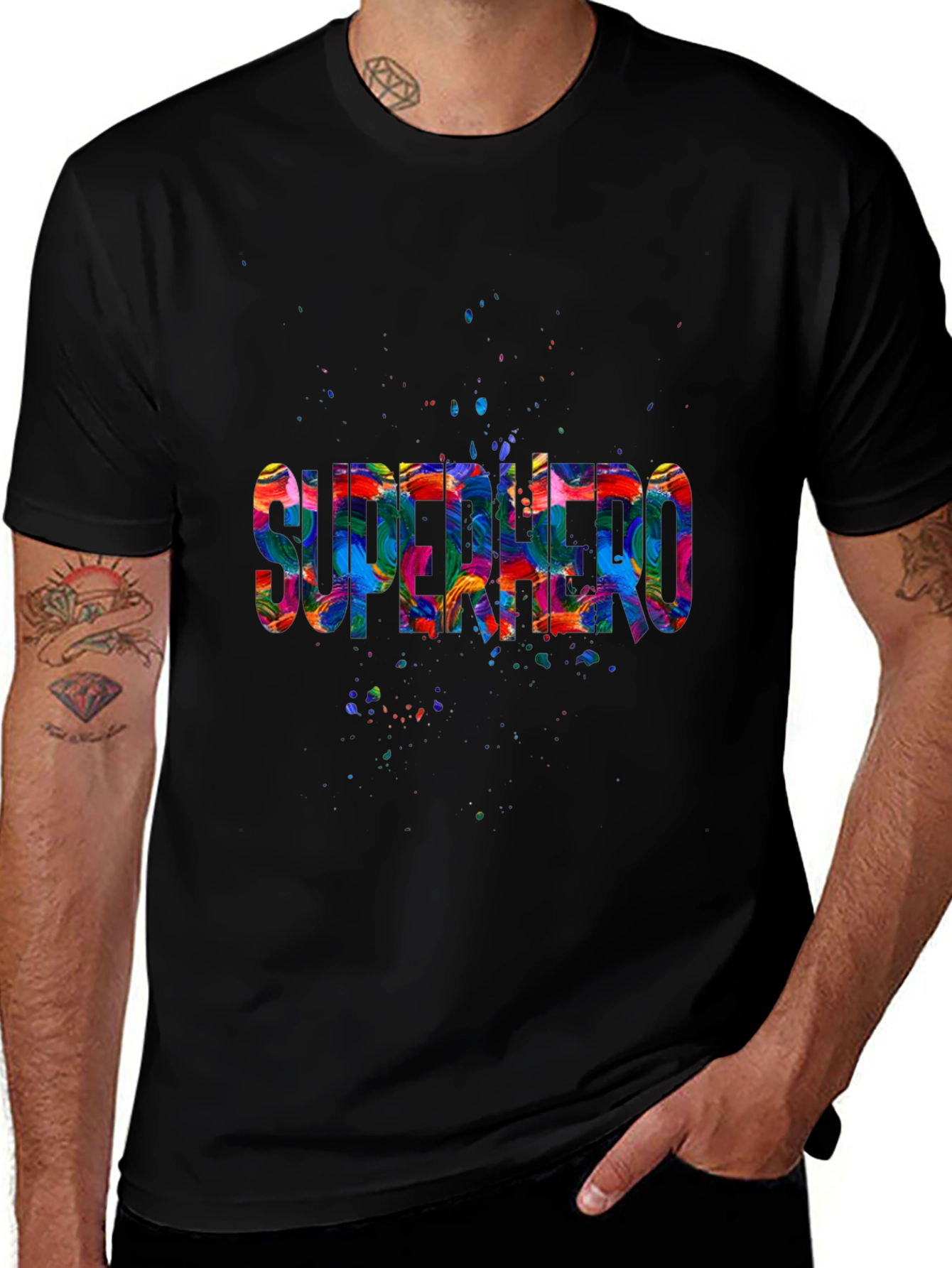 Superhero Colorful T-Shirt