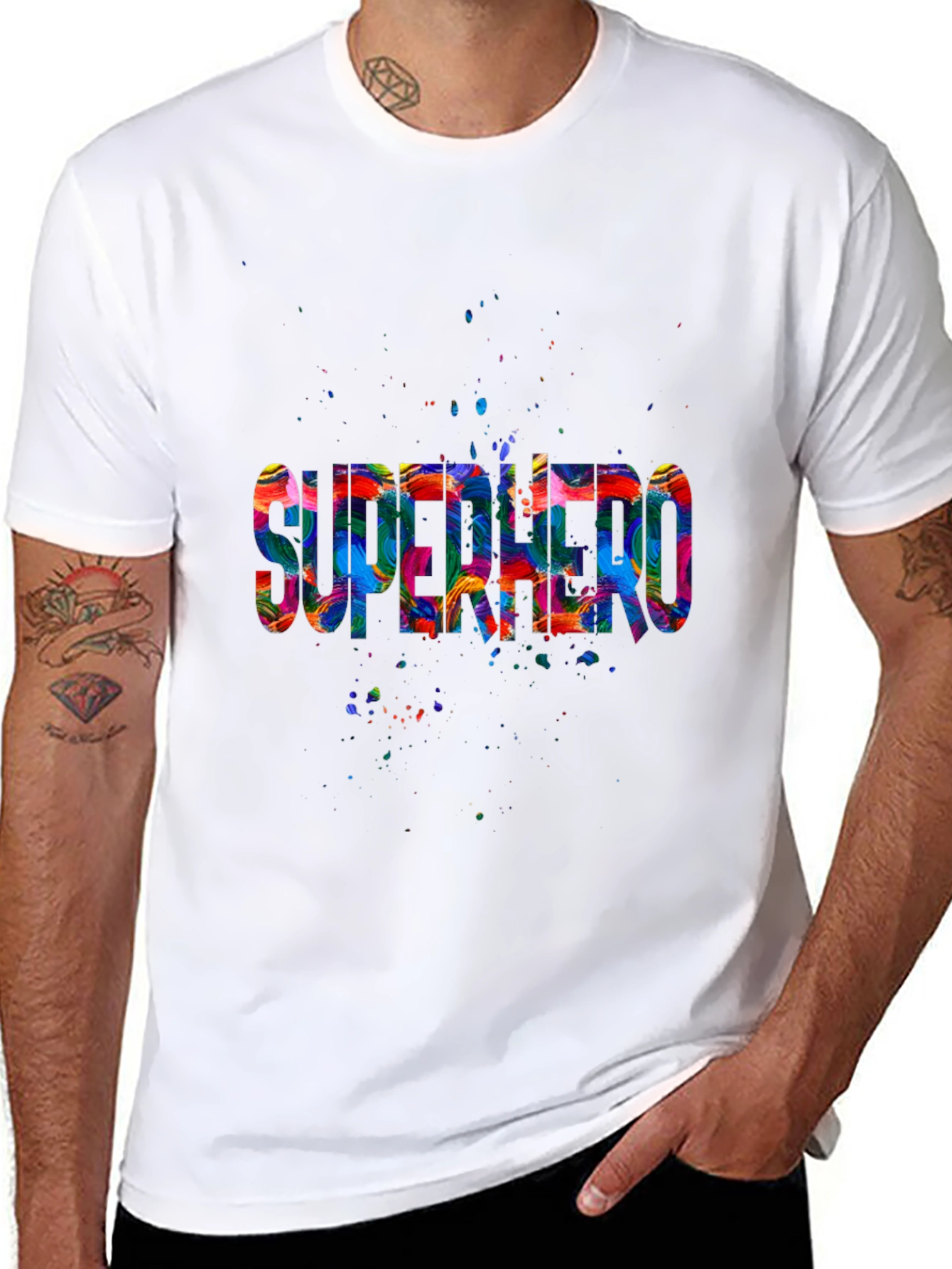 Superhero Colorful T-Shirt