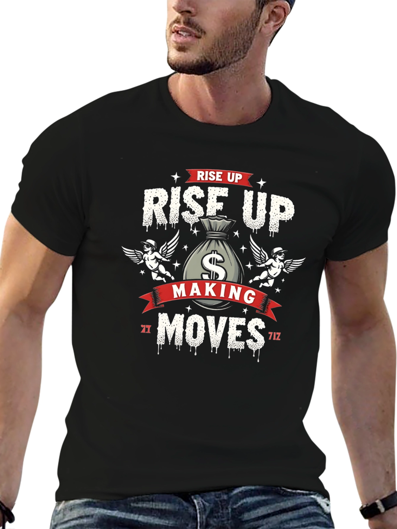 Rise Up Making Moves Graphic T-Shirt