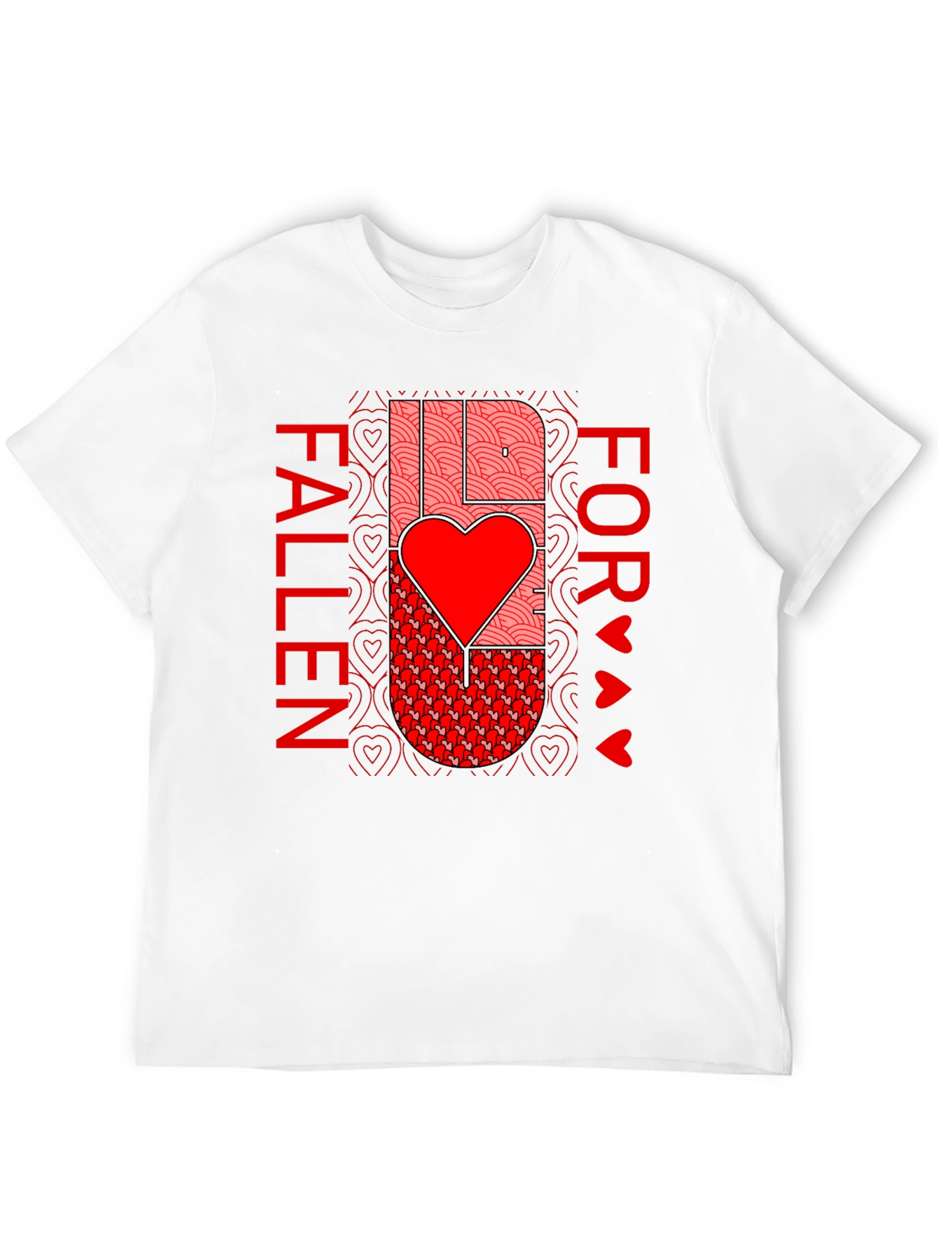 Fallen For Love Graphic Tee - Black