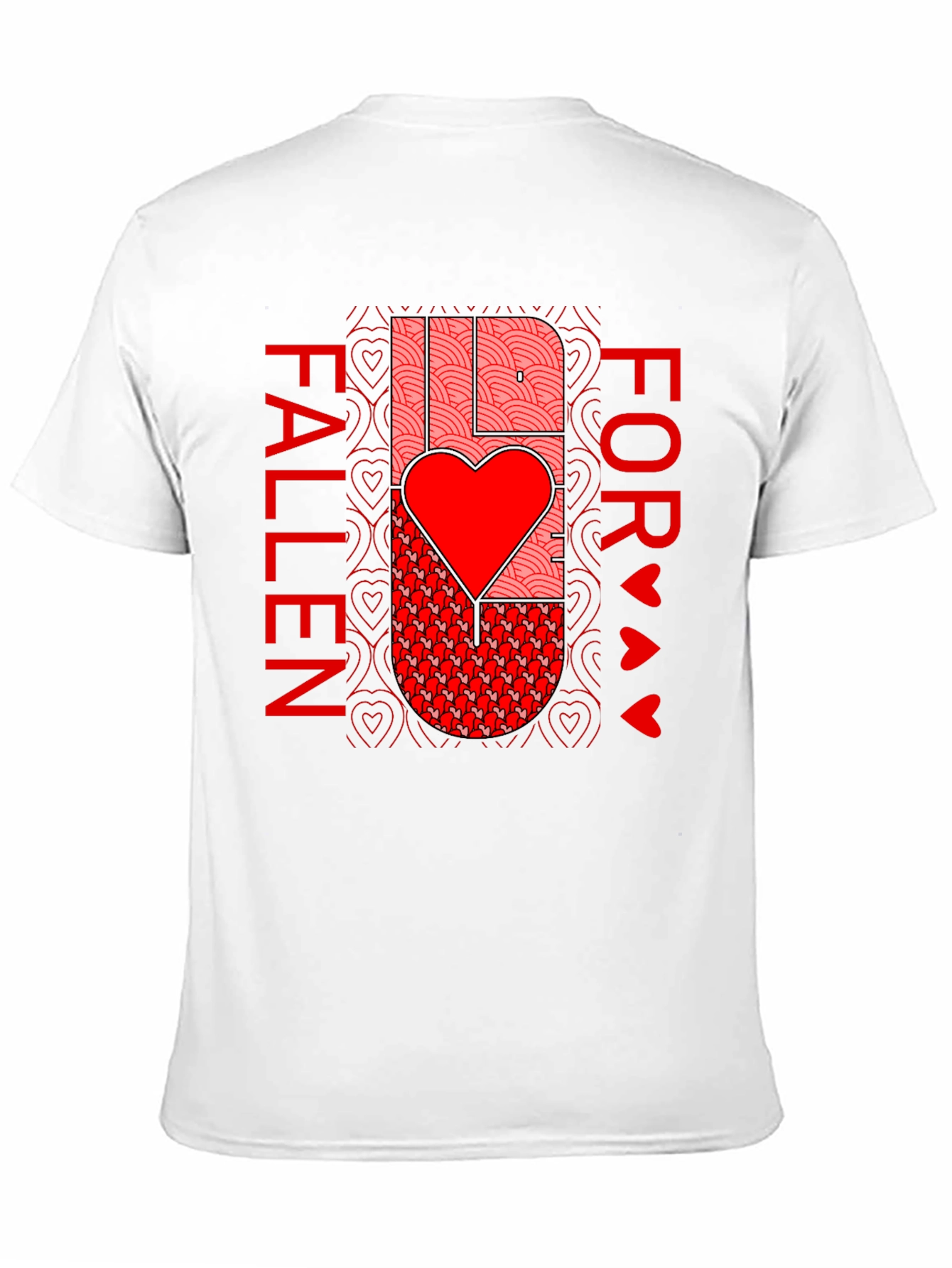Fallen For Love Graphic Tee - Black