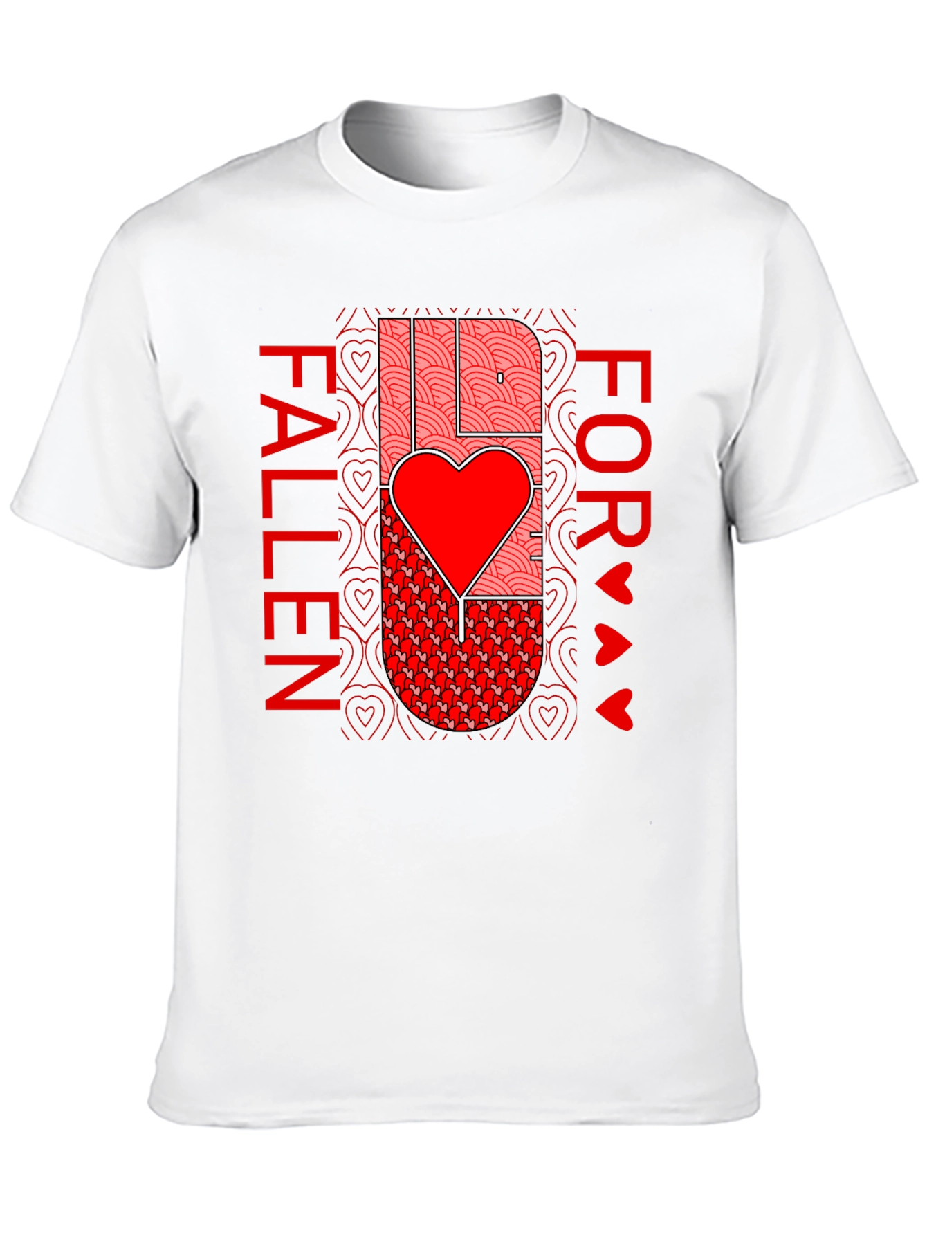 Fallen For Love Graphic Tee - Black