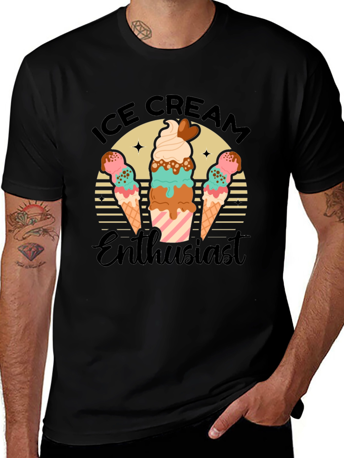 Ice Cream Enthusiast Graphic Tee