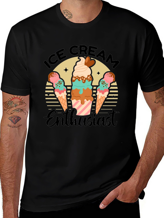Ice Cream Enthusiast Graphic Tee