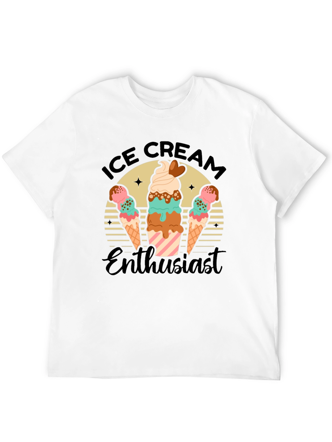 Ice Cream Enthusiast Graphic Tee