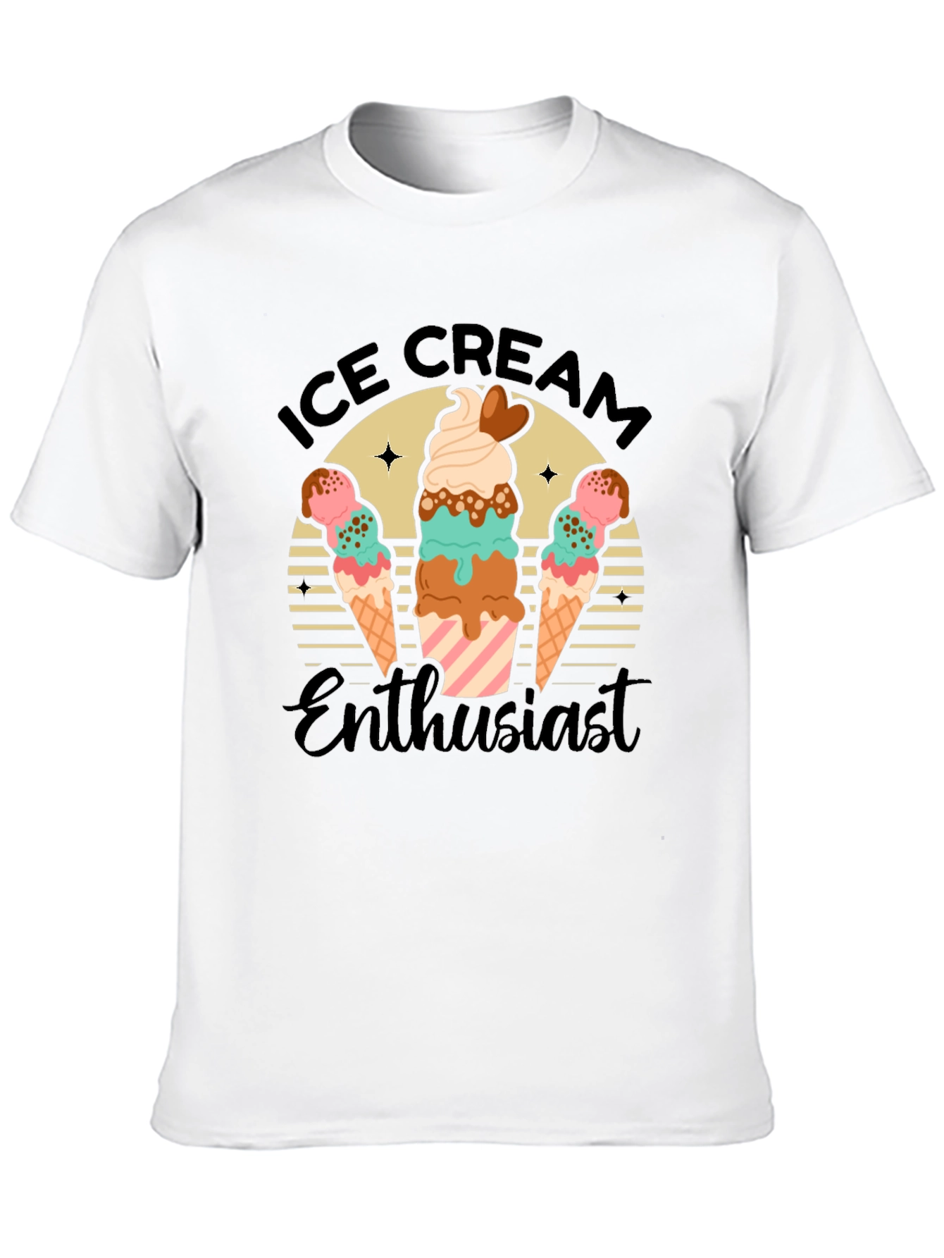 Ice Cream Enthusiast Graphic Tee