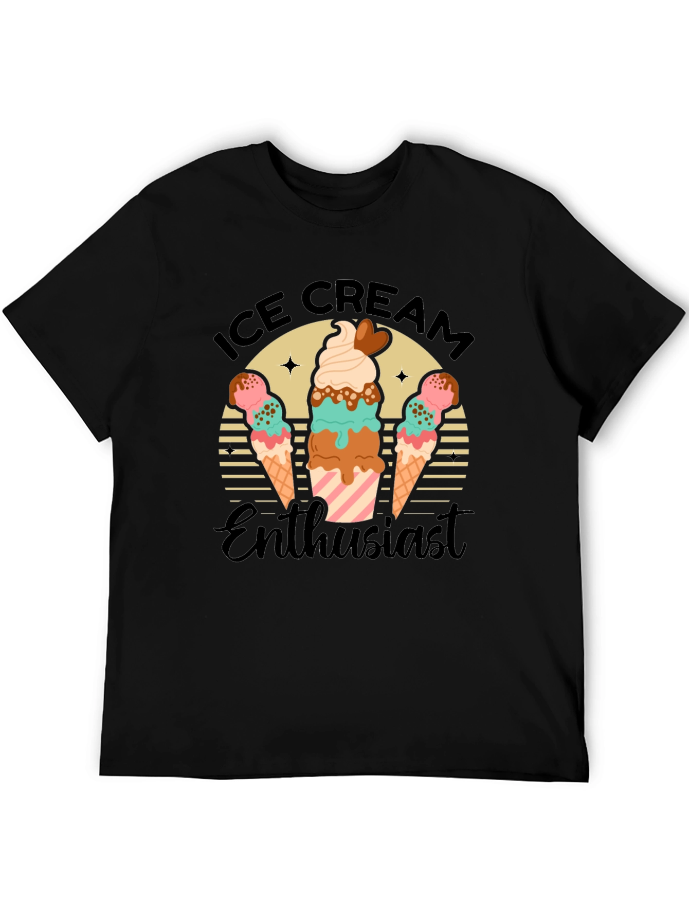 Ice Cream Enthusiast Graphic Tee