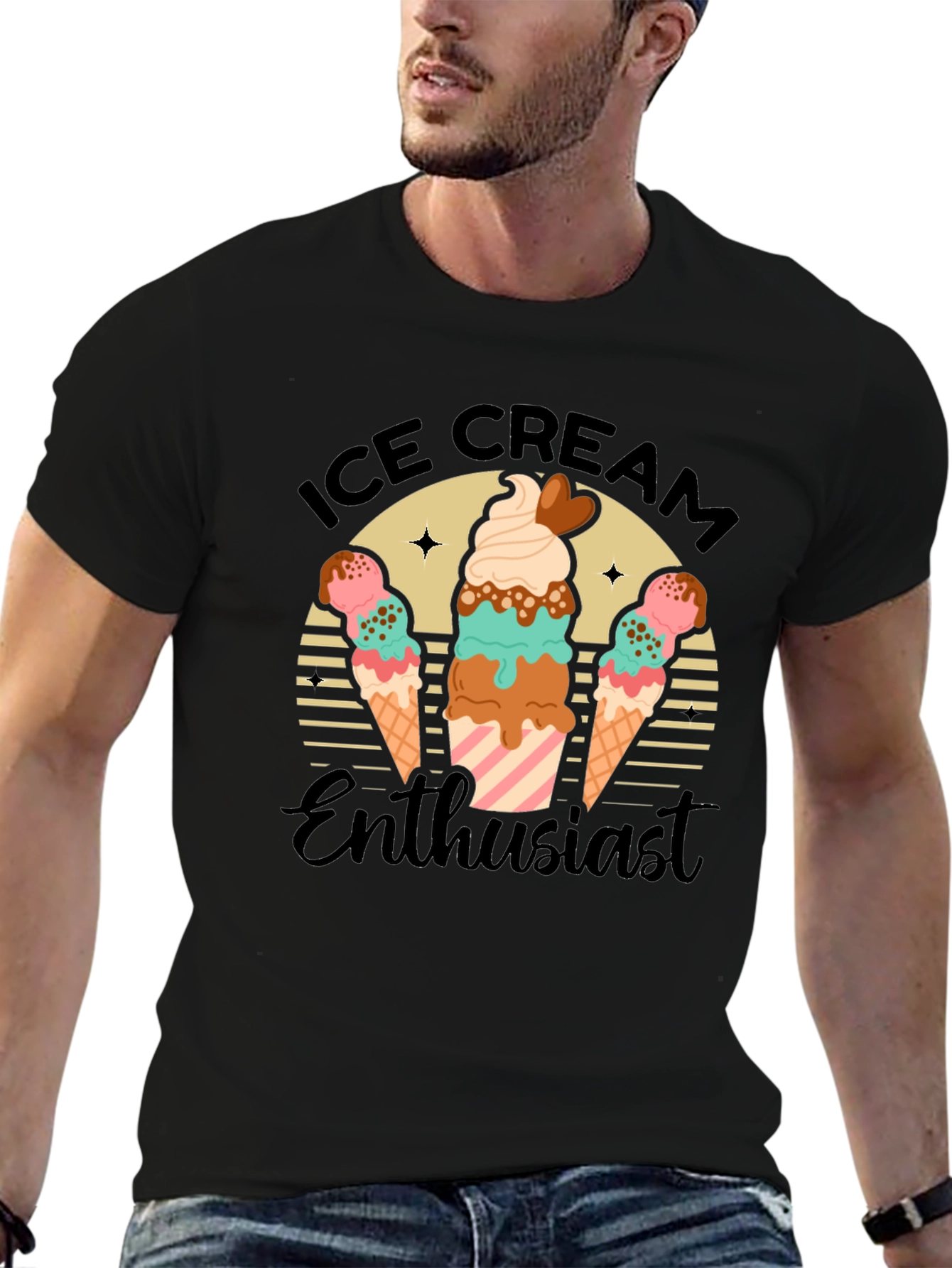 Ice Cream Enthusiast Graphic Tee