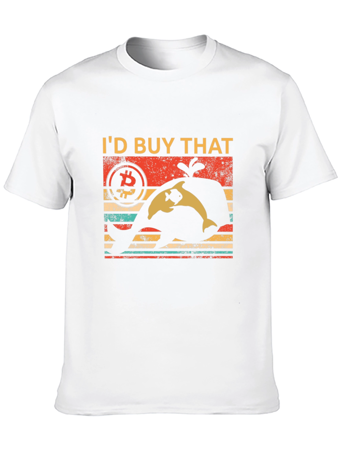 Bitcoin Whale Retro T-Shirt