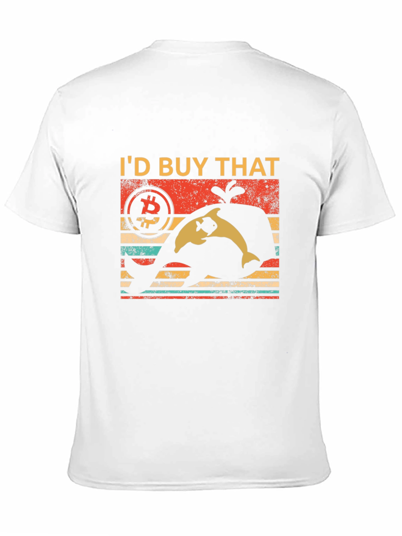 Bitcoin Whale Retro T-Shirt