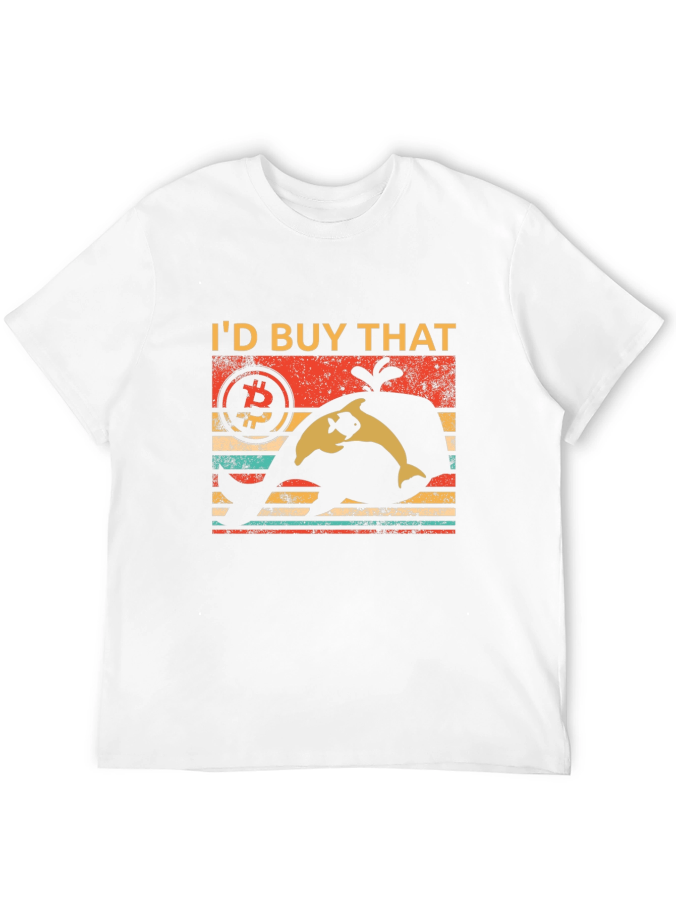 Bitcoin Whale Retro T-Shirt